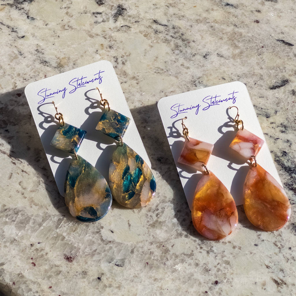 Camilla Clay Dangle Earrings