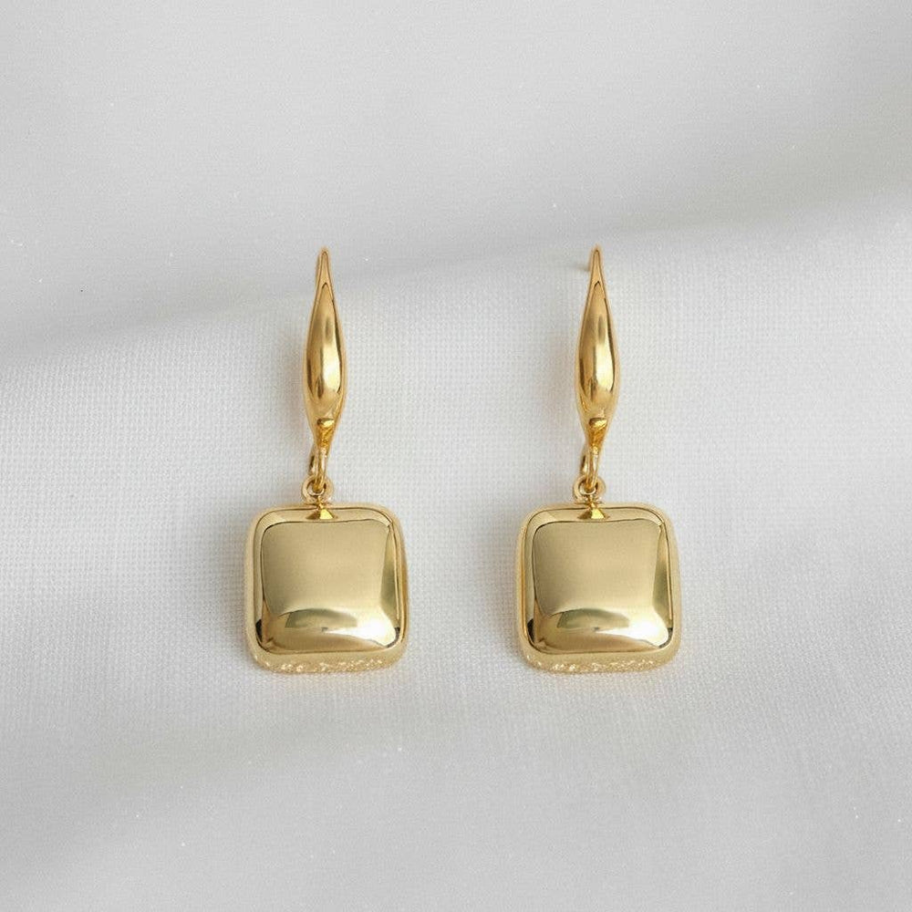 Modern Geometric Drop Earrings