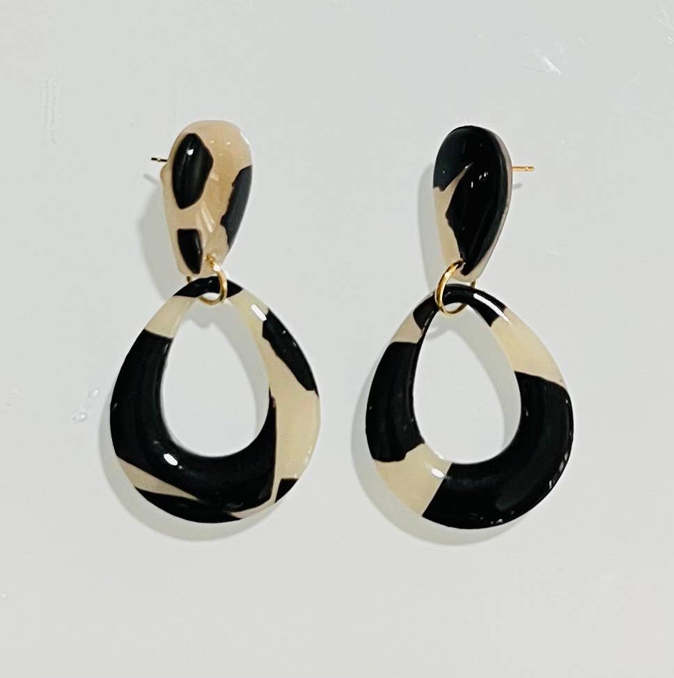 Monochrome Chic Earrings