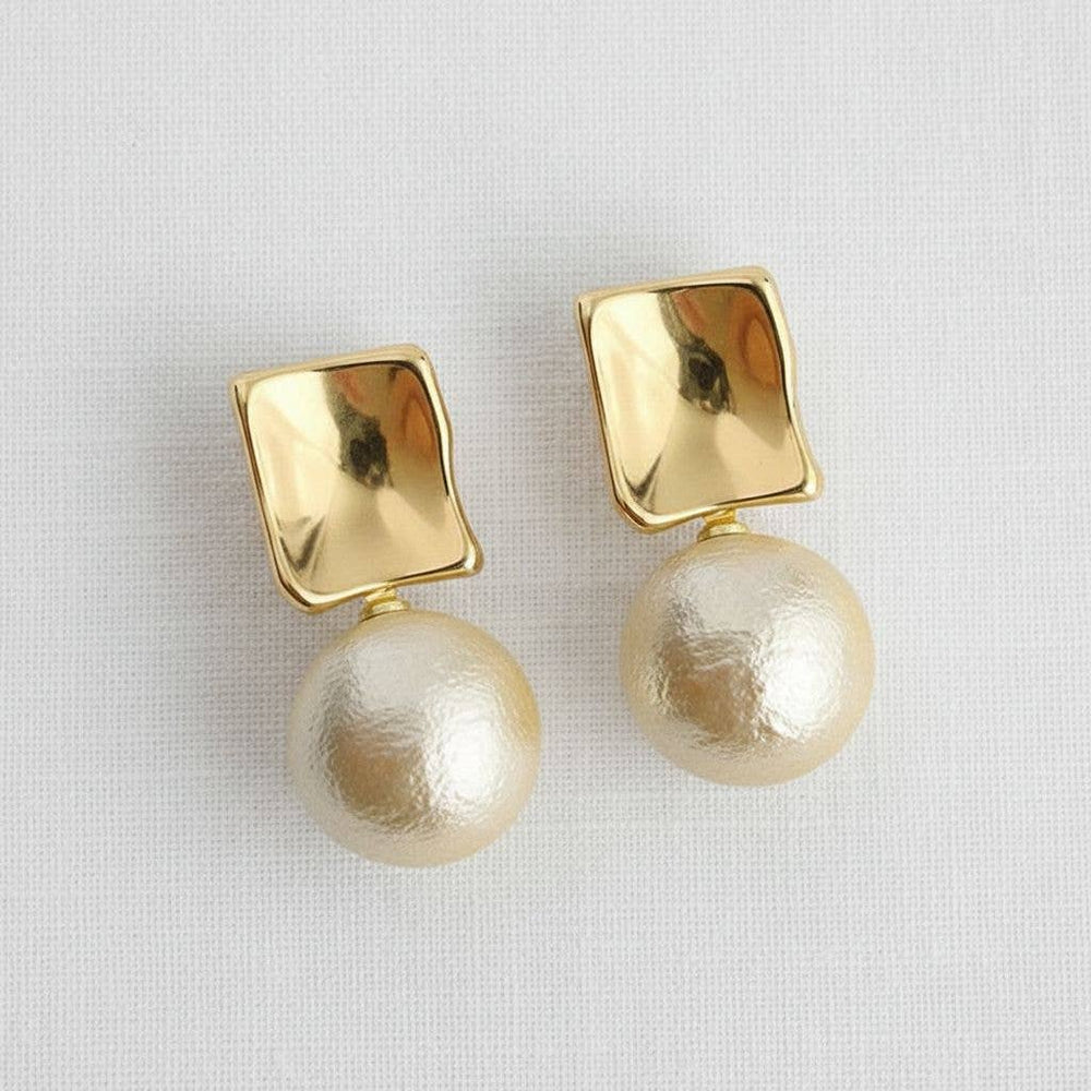 Sculpted Drop Earrings