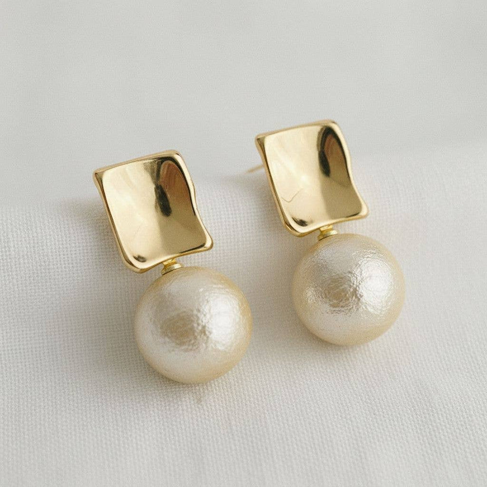 Sculpted Drop Earrings