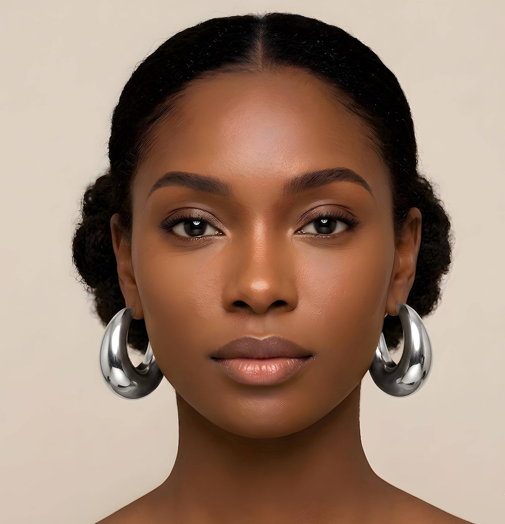 Oversized Crescent Earrings
