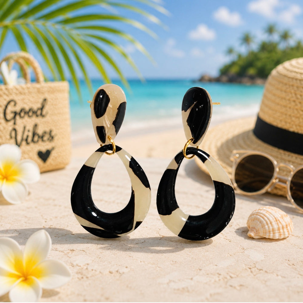 Monochrome Chic Earrings