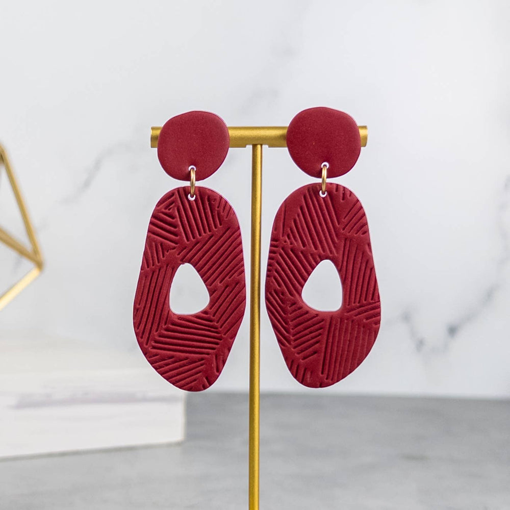 Sasha Clay Dangle Earrings