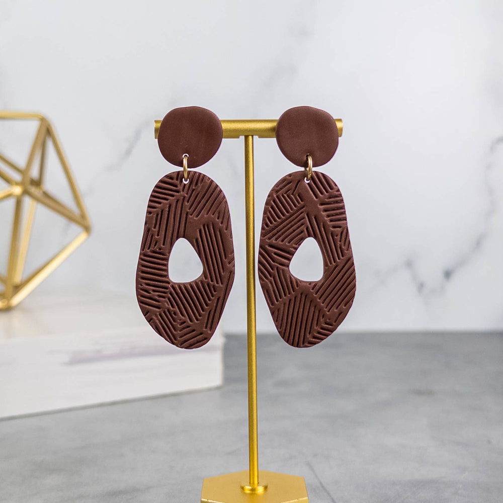 Sasha Clay Dangle Earrings