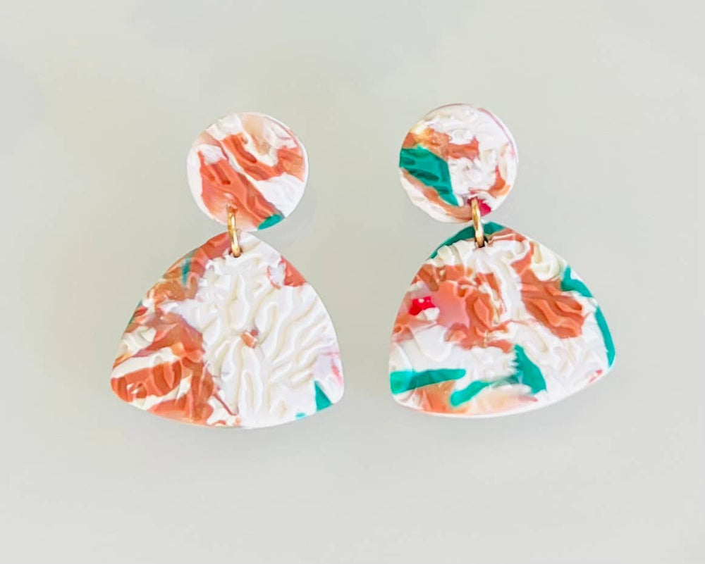 Monica Mosaic Dangle Earrings
