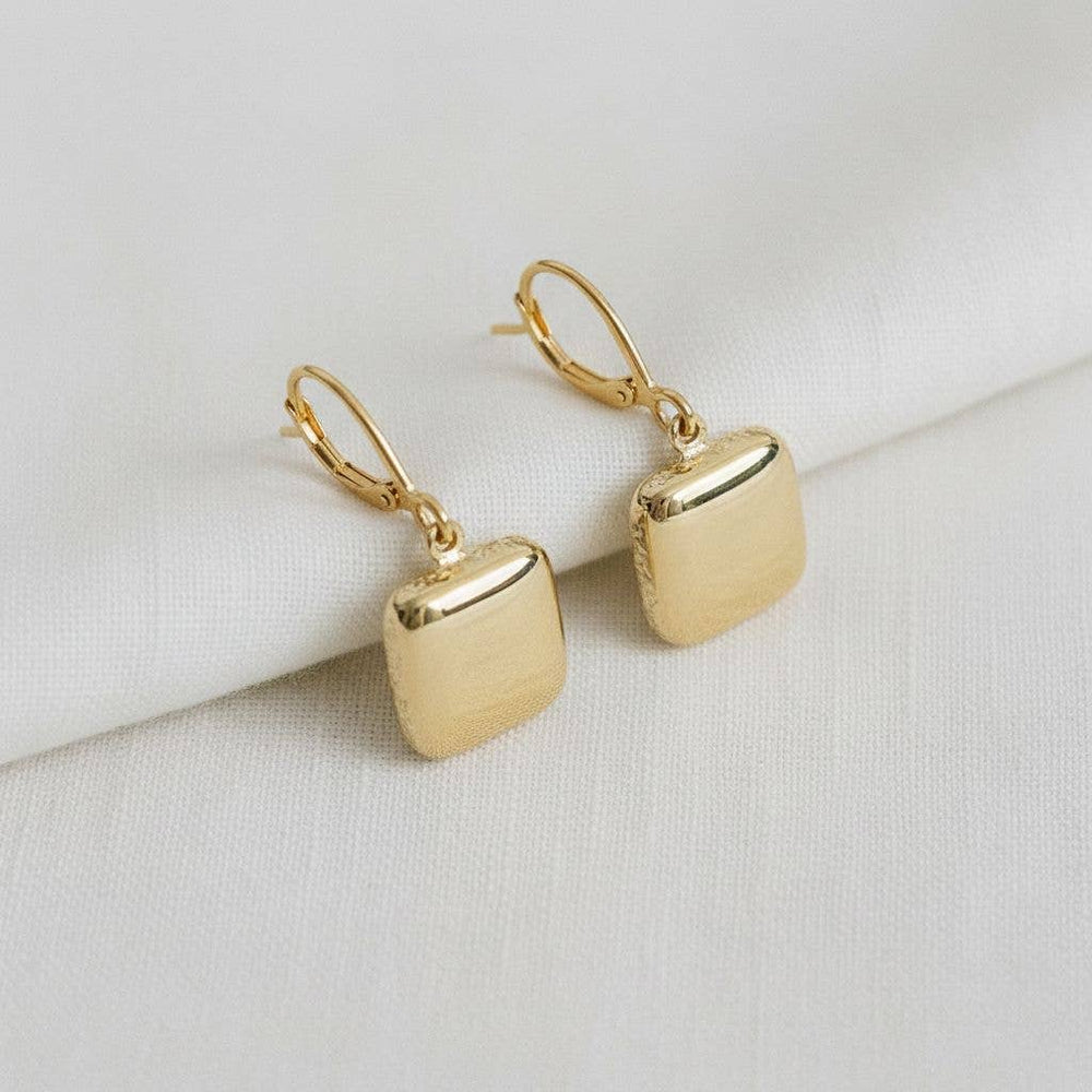 Modern Geometric Drop Earrings