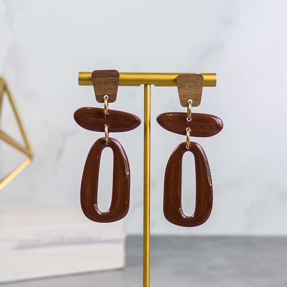Liselle Dangle Clay Earrings