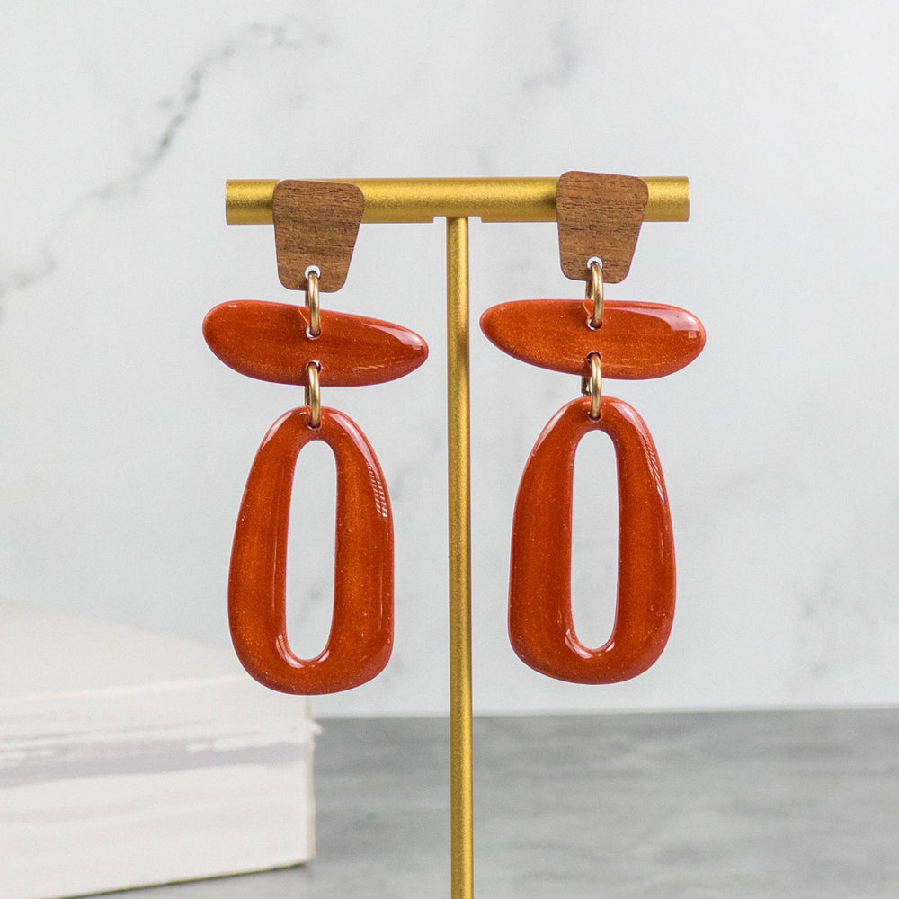 Liselle Dangle Clay Earrings